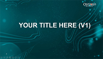 Thumbnail image for teal powerpoint visual template