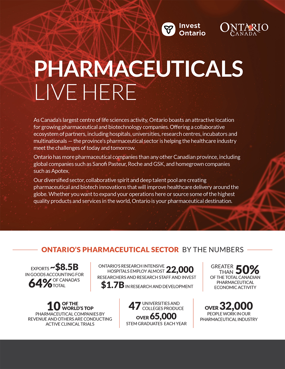 Thumbnail image for Pharmaceuticals live here one-pager