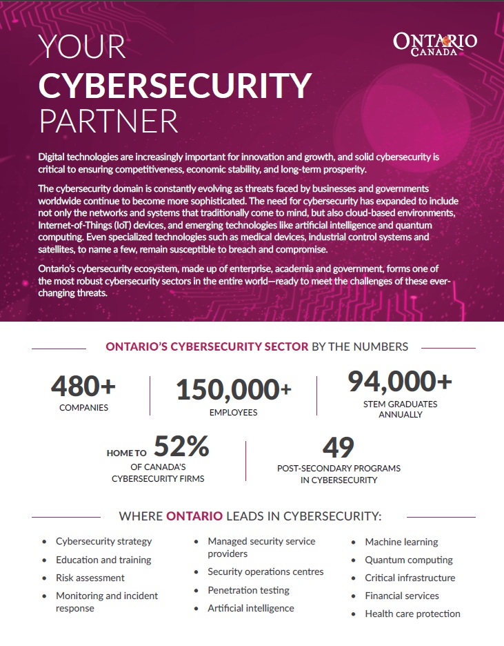 thumbnail image for your cybersecurity partner one-pager