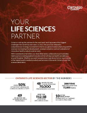 Thumbnail for Your Life Sciences Partner brochure