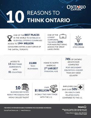 Thumbnail image for 10 reasons to think Ontario one-pager