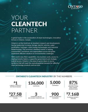 Thumbnail image for Your Cleantech Partner brochure