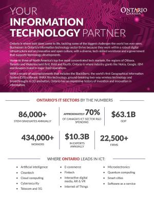 Thumbnail image for Your Information Technology Partner one-pager 