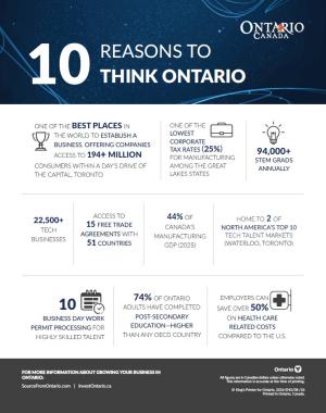 Thumbnail image for 10 reasons to think Ontario one-pager